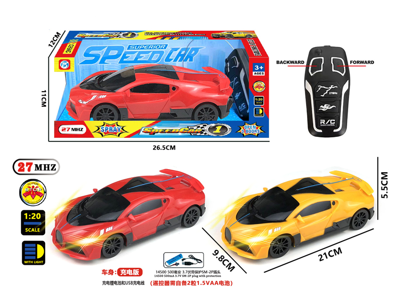 2CH R/C Simulated Bugatti Racing Car