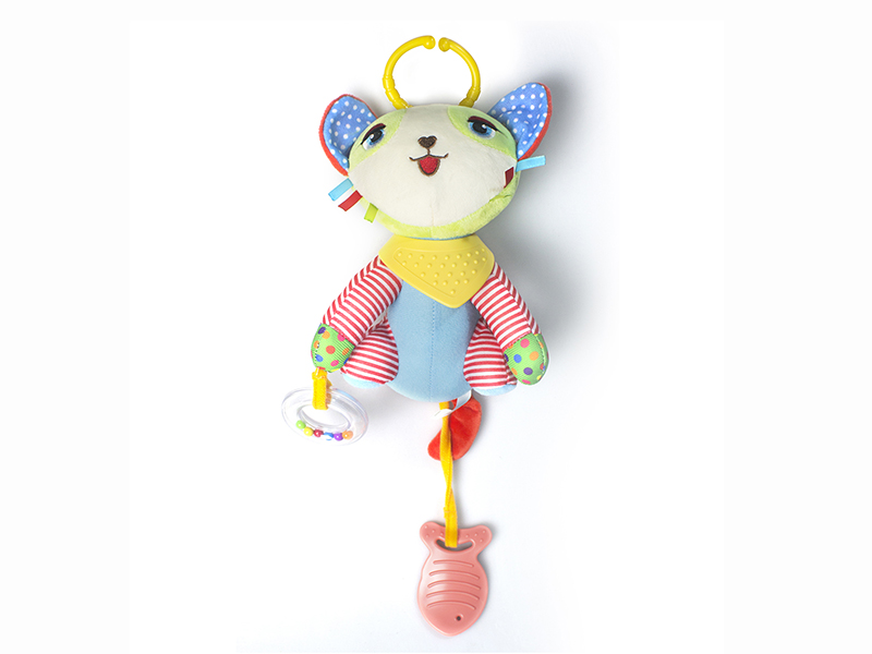 Bear Rattle Baby Crib Stroller Pendant