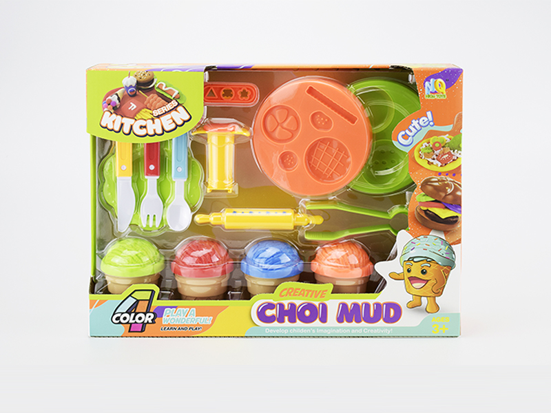 Colored Mud Hamburg Set