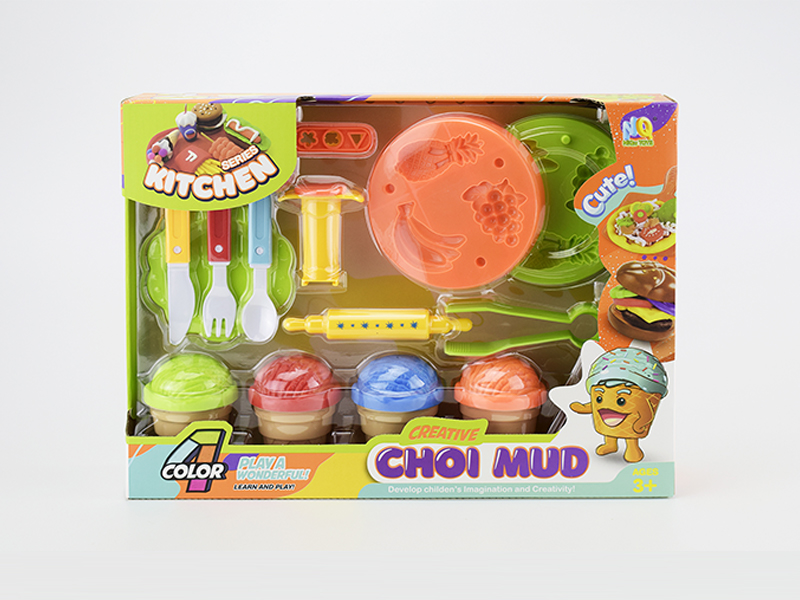 Colored Mud Fruit Set