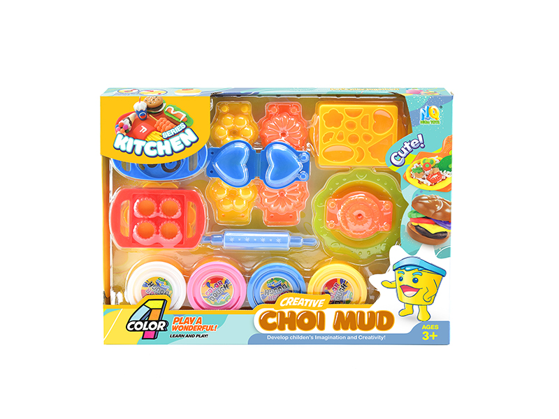 Colored Mud Biscuit Dim Sum Set