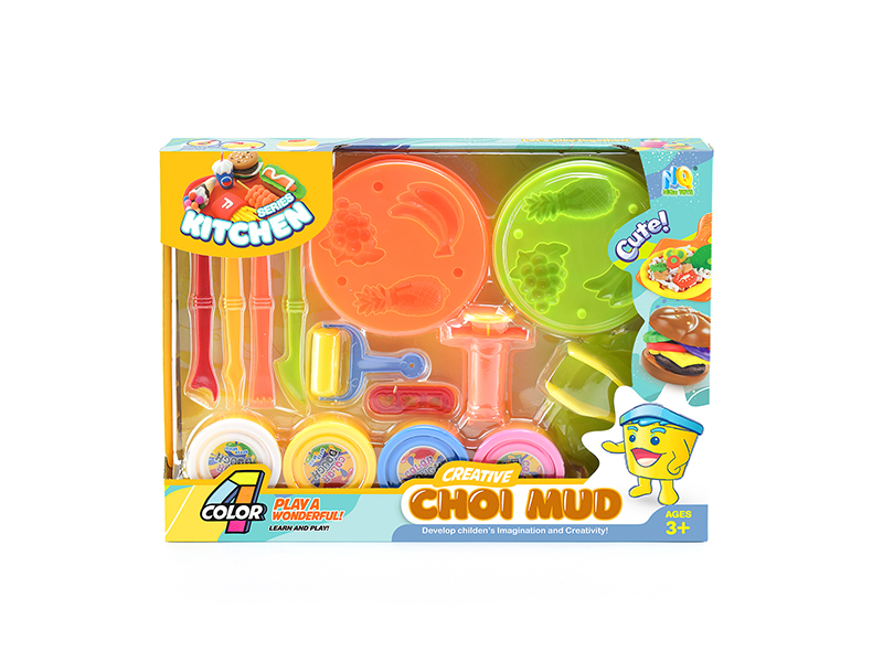 Colored Mud Fruit Set