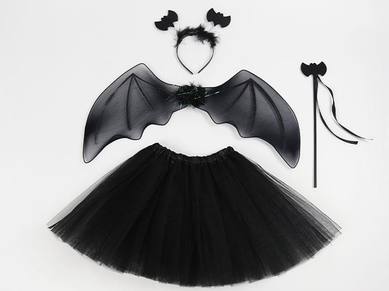 Devil Bat Wings Dress Up Set 4PCS