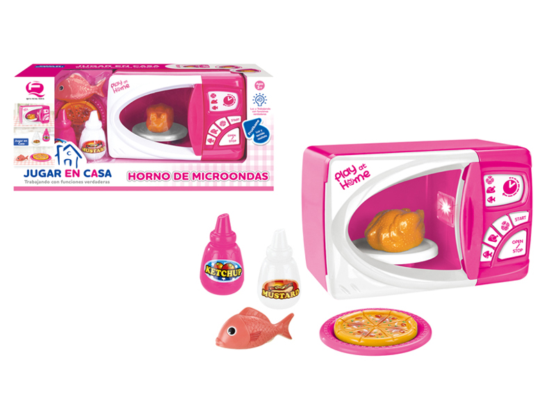 Pink Microwave Oven