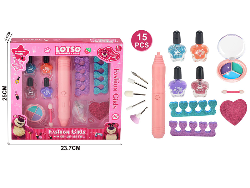 Strawberry Bear Series Nail Art Makeup Set