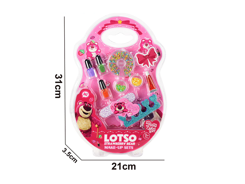 Strawberry Bear Series Nail Art Set