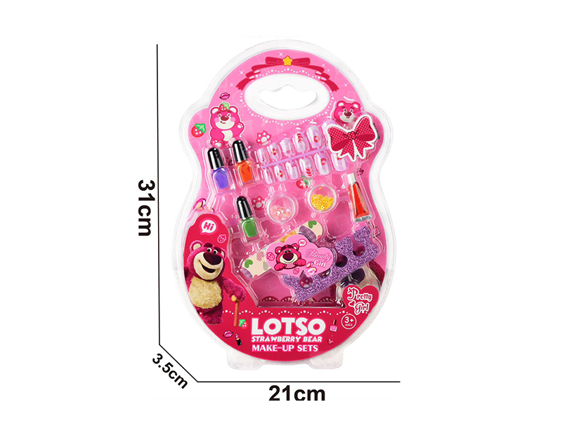 Strawberry Bear Series Nail Art Set