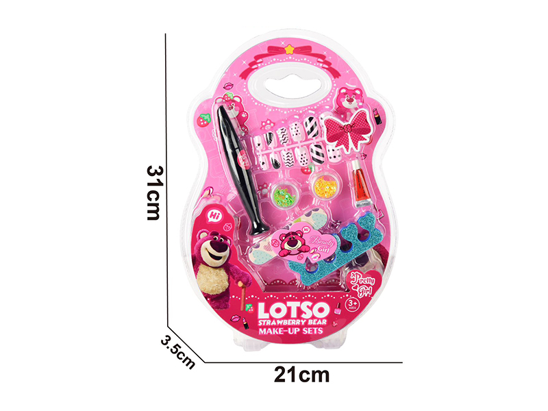 Strawberry Bear Series Nail Art Set