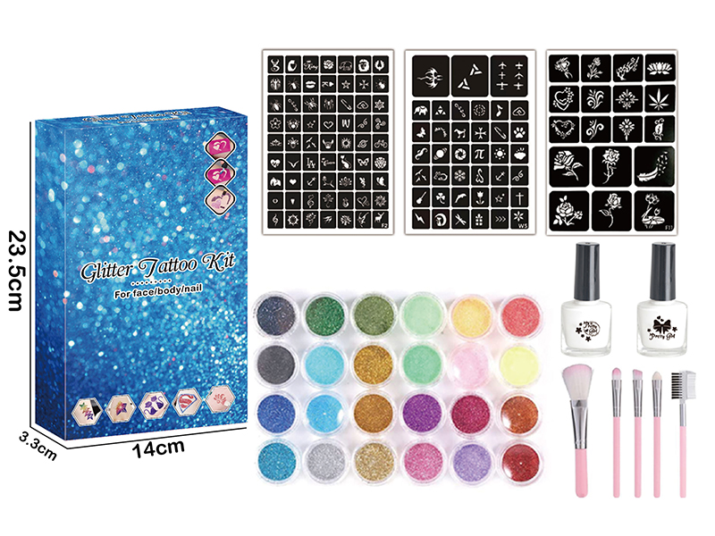 Glitter Tatto Kit