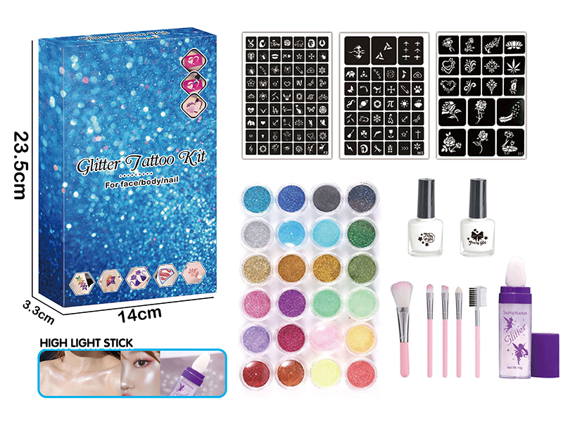 Glitter Tatto Kit