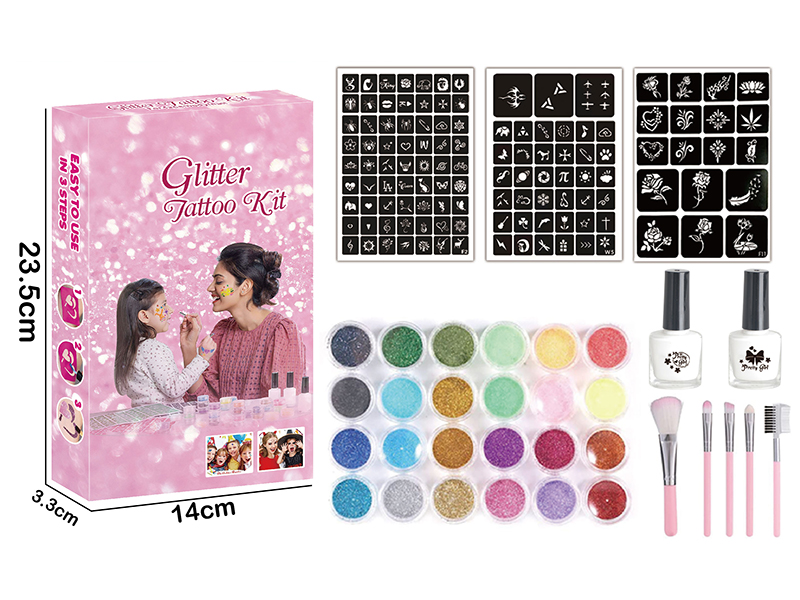 Glitter Tatto Kit