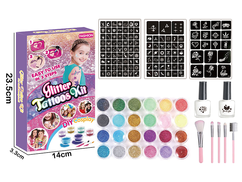 Glitter Tatto Kit