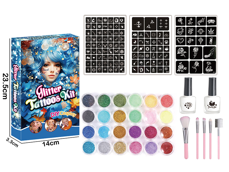Glitter Tatto Kit