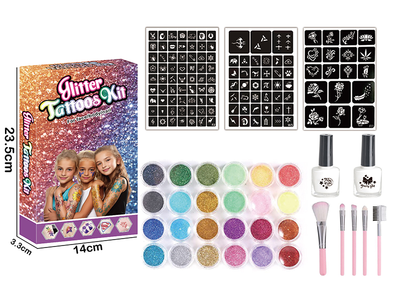 Glitter Tatto Kit