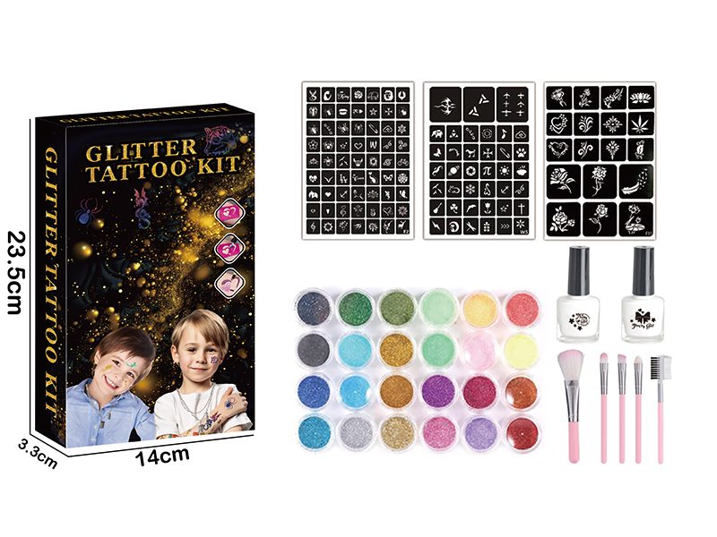 Glitter Tatto Kit