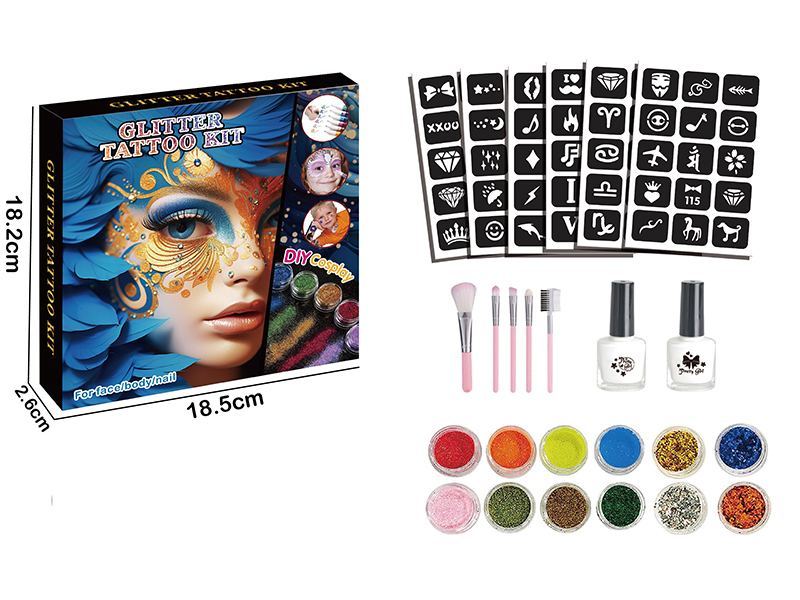Glitter Tatto Kit
