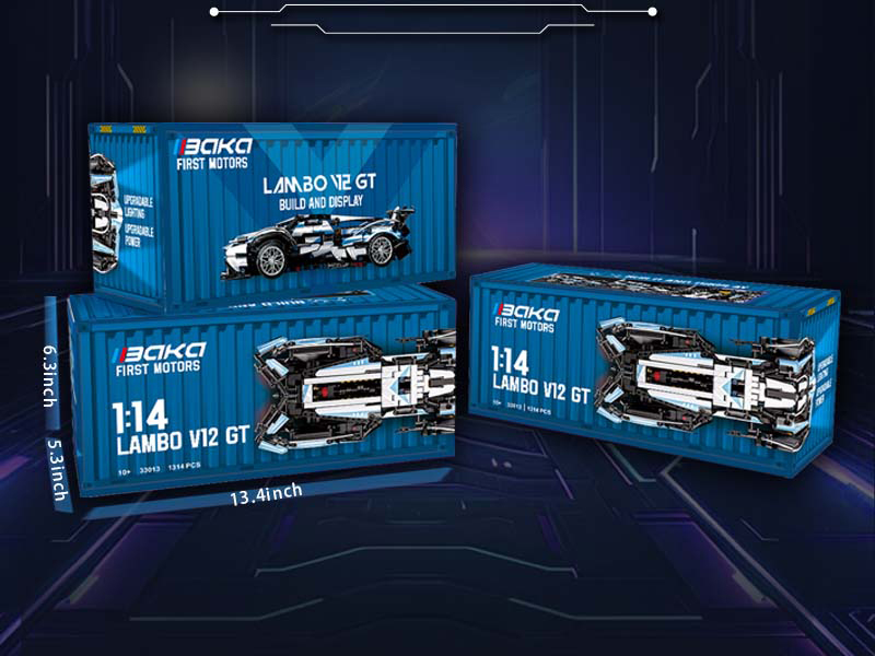 Building Blocks Car - Lamborghini V12 GT(1021PCS)
