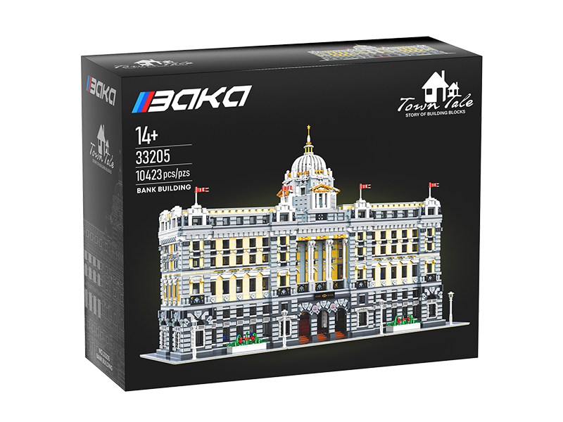 Building Blocks Street View - Shanghai HSBC Bank(10423PCS)