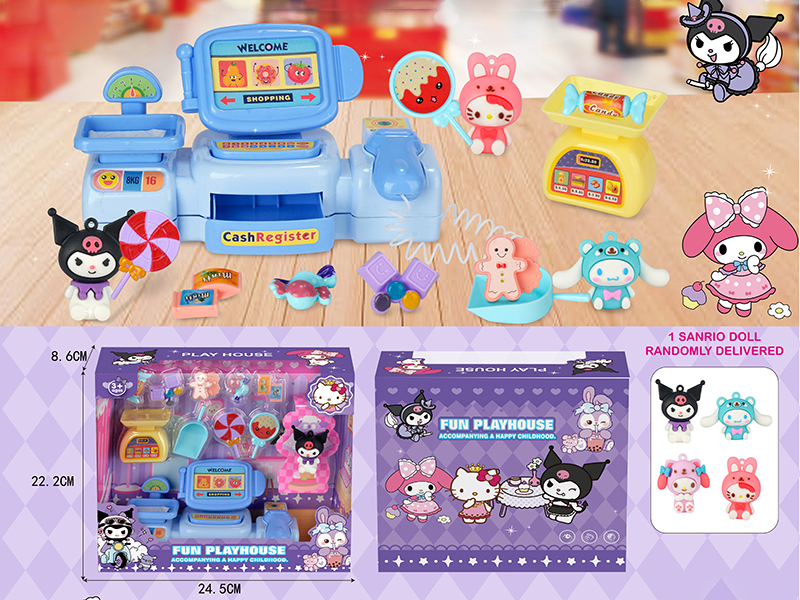 Kuromi Play House Scene Toy