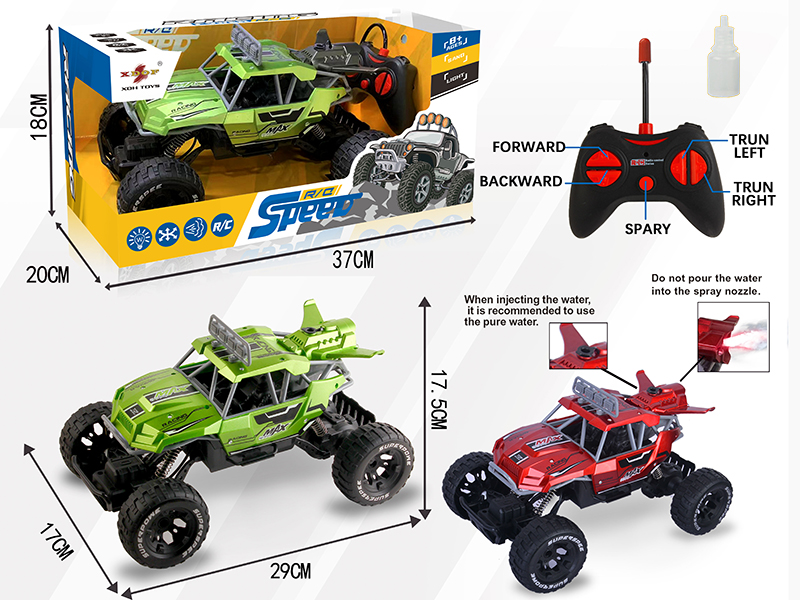 27Mhz Remote Control Spray Climbing Car