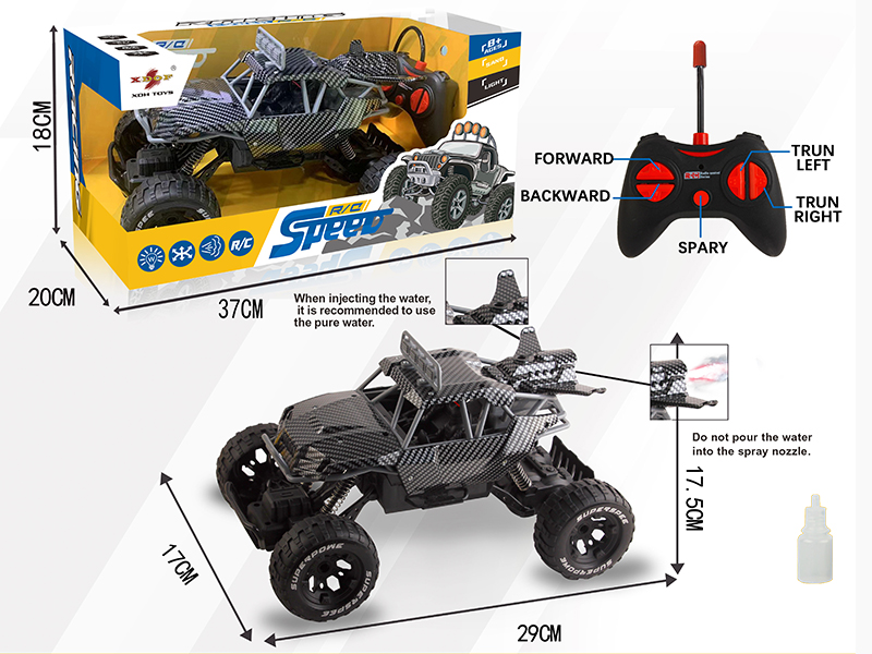 27Mhz Remote Control Spray Climbing Car
