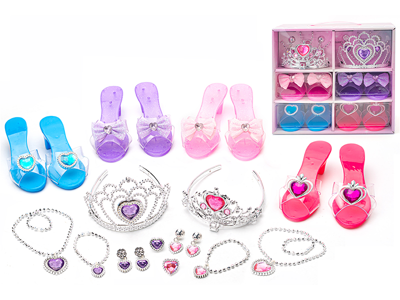 Electroplating Imperial Crown Adornment Toys Princess Dress Up Set