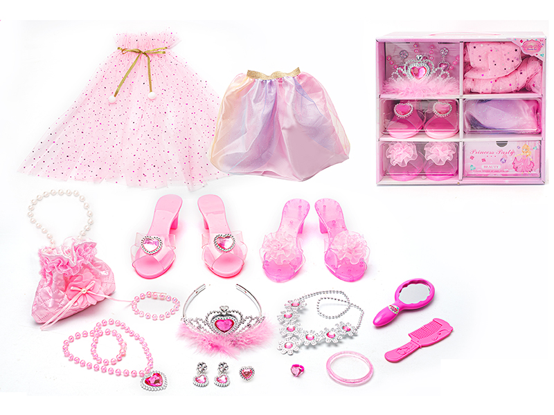 Electroplating Imperial Crown Adornment Toys Princess Dress Up Set