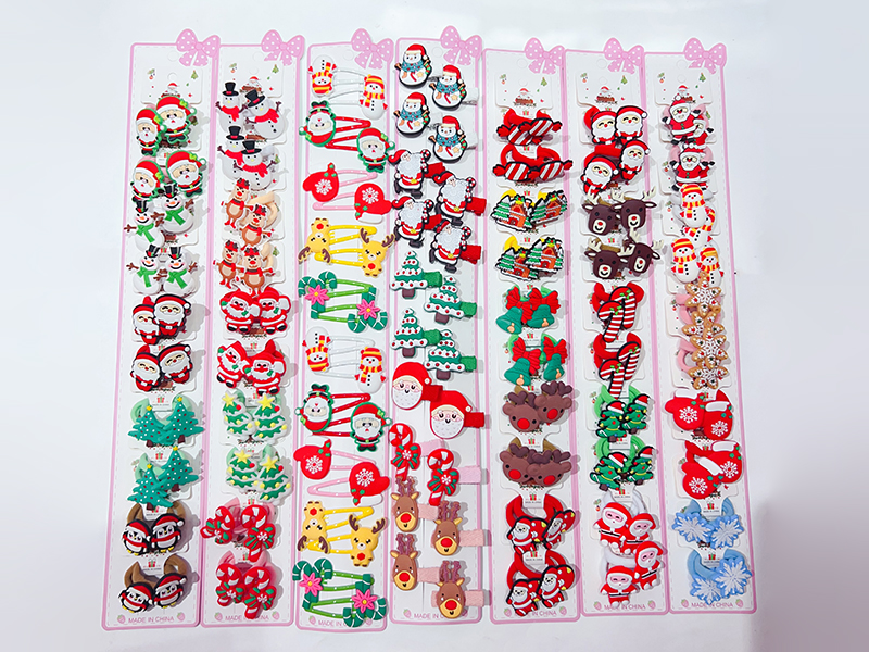 Christmas Hair Ornaments(10 Pairs)