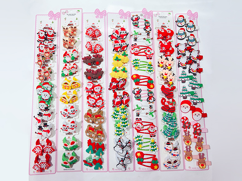 Christmas Hair Ornaments(10 Pairs)