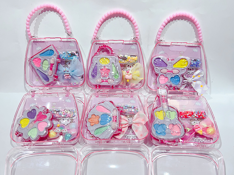 Girl Handbag Jewelry And Makeup Set