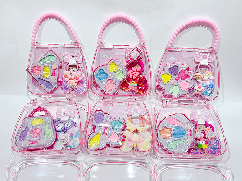 Girl Handbag Jewelry And Makeup Set