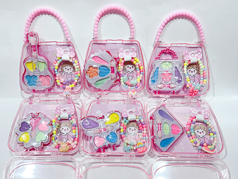 Girl Handbag Jewelry And Makeup Set