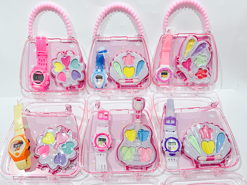 Girl Handbag Watch And Makeup Set