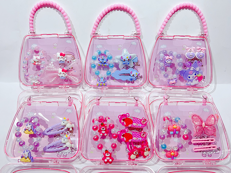 Girl Handbag Jewelry Set