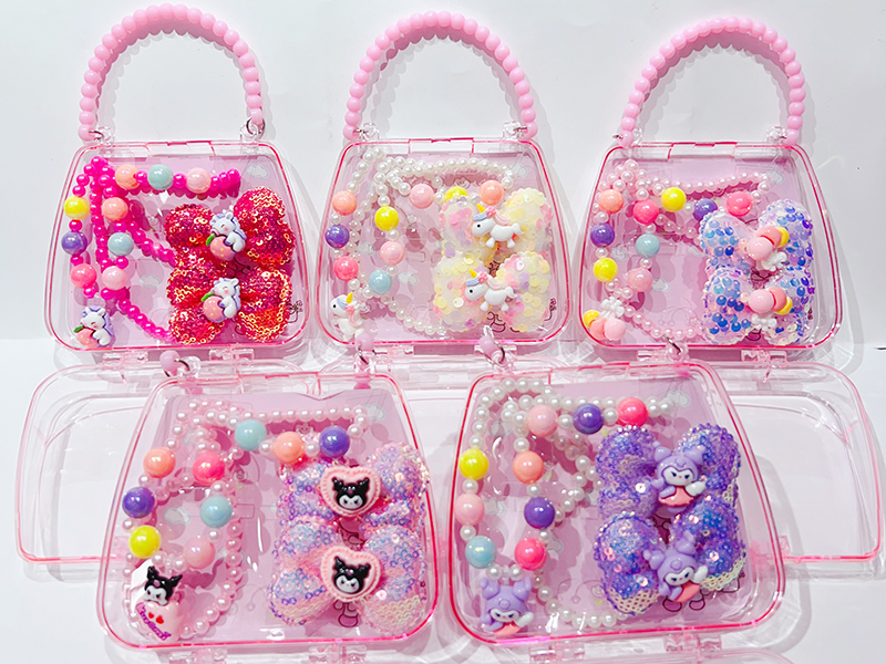 Girl Handbag Jewelry Set