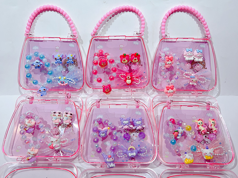 Girl Handbag Jewelry Set