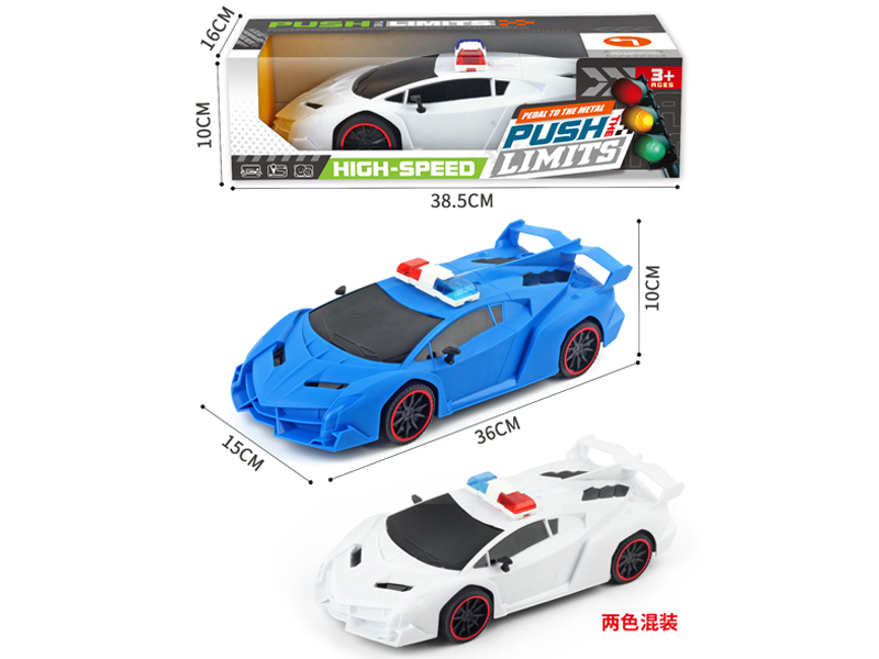 Friction Police Car
