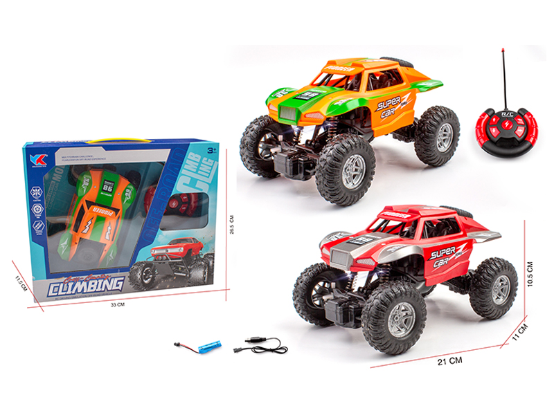 1:18 4CH R/C Short Truck Off-Road Climbing Vehicle With Light
