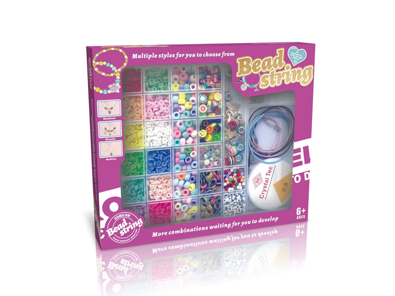 Alloy Beads+Imitation Porcelain Bucket Bead Set