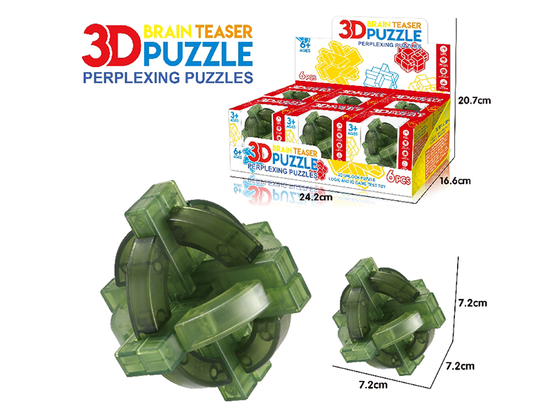 3D Puzzle Kongming Lock 6pcs
