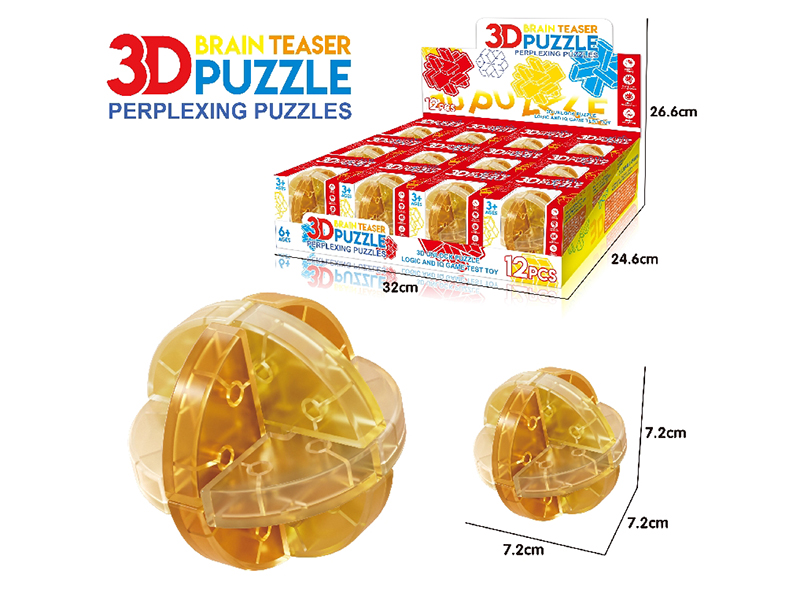 3D Puzzle Kongming Lock 12pcs