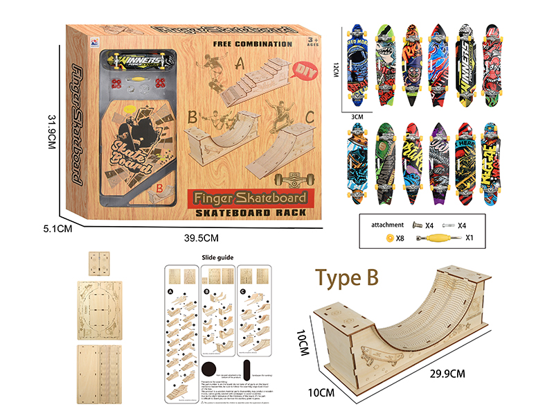 Alloy Finger Skateboard Toy