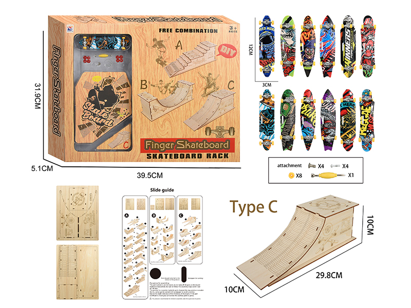 Alloy Finger Skateboard Toy