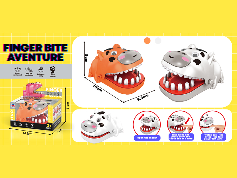 Biting Cartoon Bull