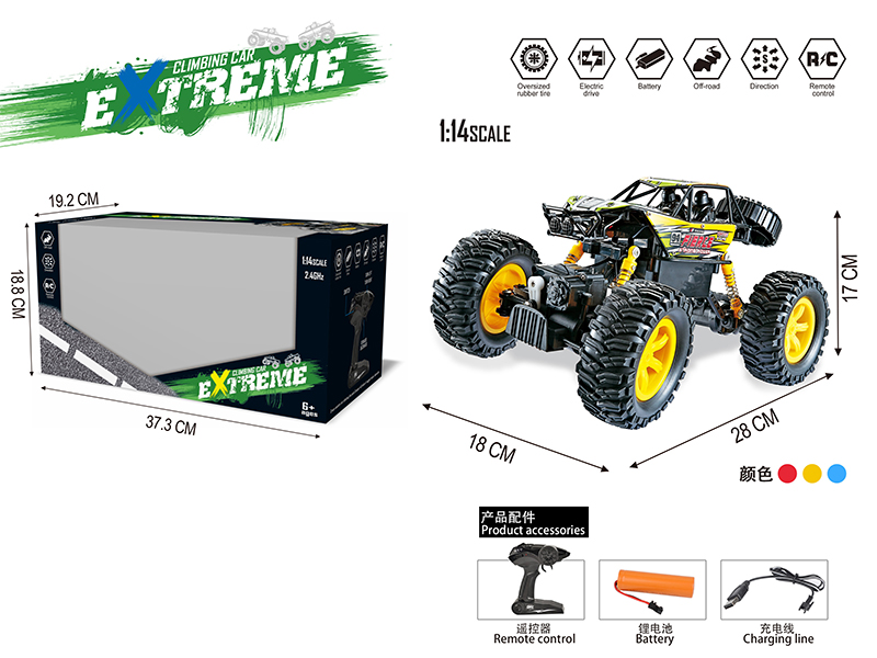 2.4G 1:14 Remote Control Climbing Car