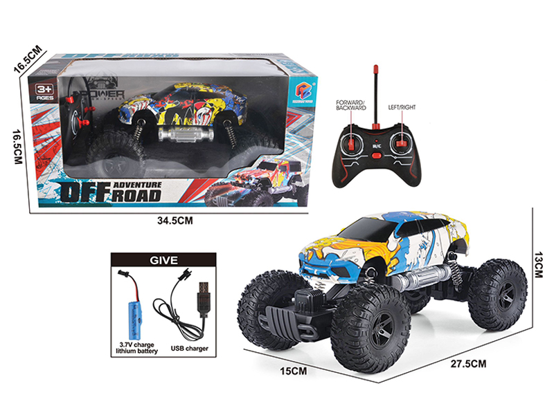 R/C Climbing Graffiti Car
