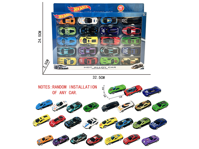 Slide Alloy Cars(20PCS)
