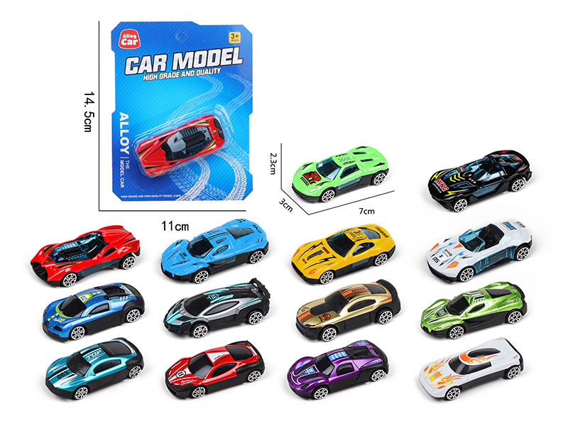Slide Alloy Racing Car