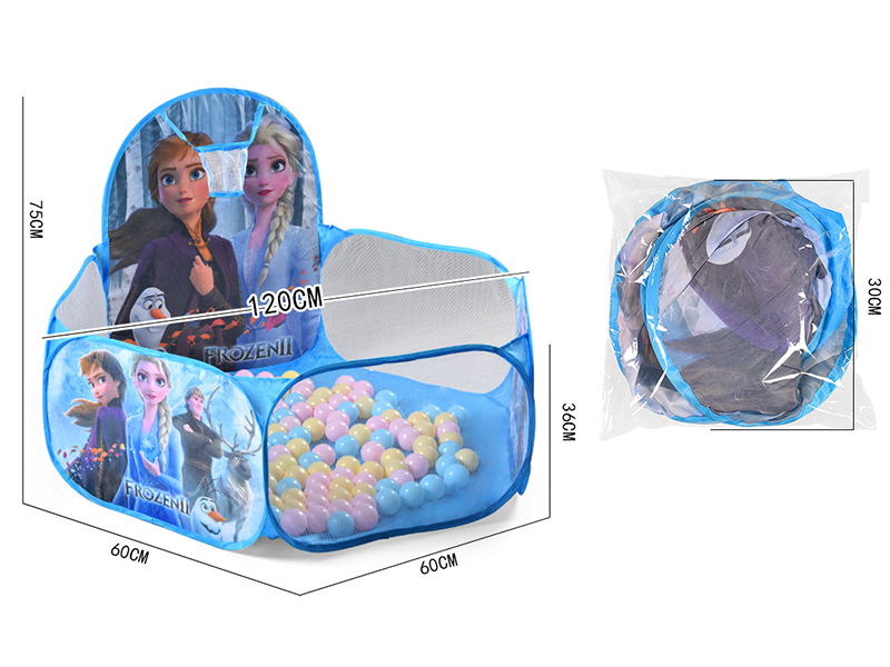 Ball Pool Children's Tent With Basketball Hoop