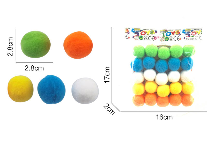 Funny Cat Toy DIY Plush Balls